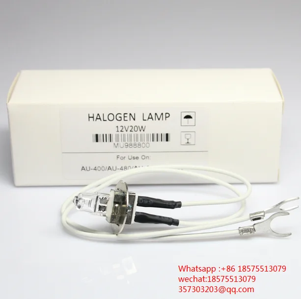 

For Original Beckman Coulter MU988800 12V 20W Photometer Lamp,AU400 AU600 AU640 AU680,JC 12V20W20H/P,Olympuss 12V20W Bulb