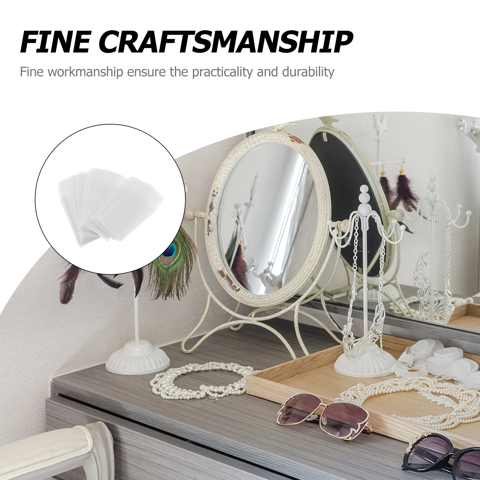 

50pcs Photo Envelope Bags 3x5CM Mini Paper Clear Storage Envelopes for Jewelry Coins Hangtags Small Parts Accessories