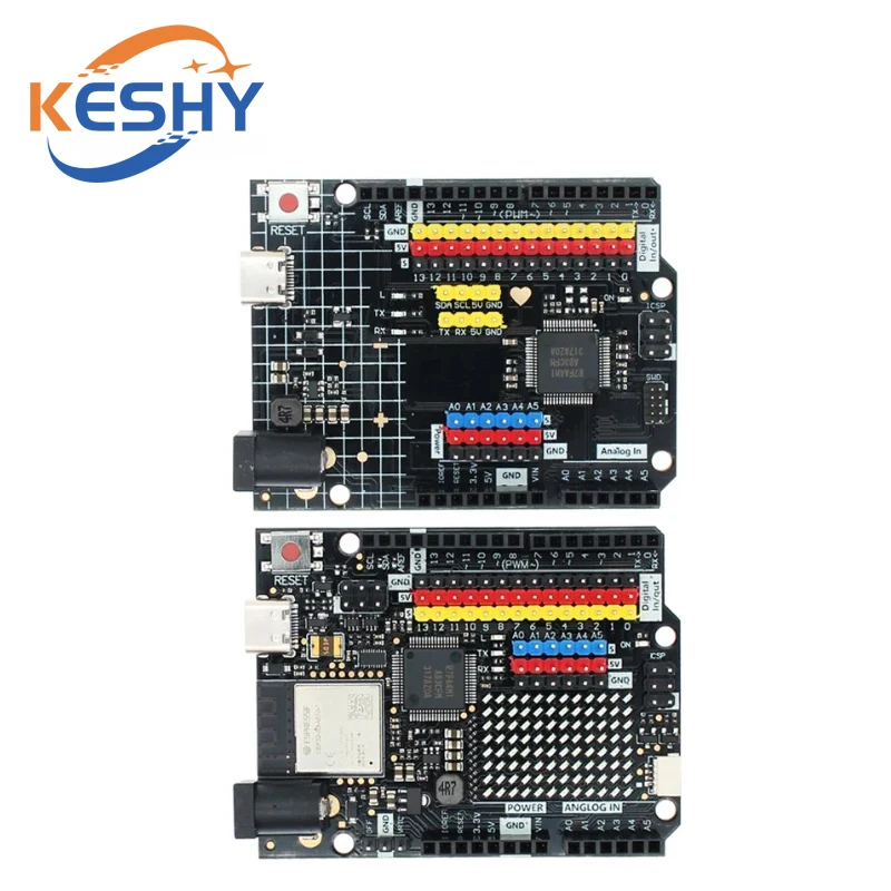 Placa de desarrollo UNO R4 Minima/WIFI tipo C USB ESP32-S3 WIFI Edition para controlador de aprendizaje de programación Arduino