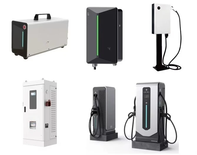 High Quality 60KW  EV Charge Double Plug DC Charging Pile GBT/CCS2 Electric Vehicles Car Charging Station Outdoor
