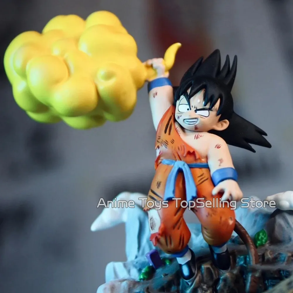 8-9cm Anime Dragon Ball Figure Goku Figure Goku Somersault cloud PVC Action Figures Collection Model Toys Gifts