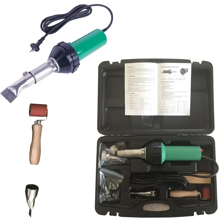 Polyfusion High Quality Welding Heat Air Gun Kit 220v 1600w Welding Torch Professional Pvc Plastic Welding Tools