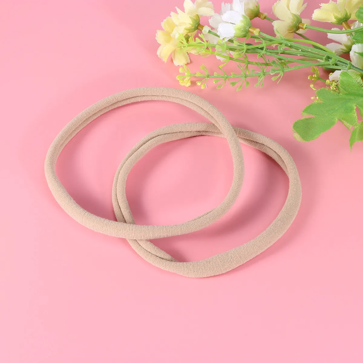 

20Pcs Infant Hair Band Baby Headband Soft Stretchy Non-Slip Nylon Elastic for Newborn Toddler Little Girls Comfortable All-Day