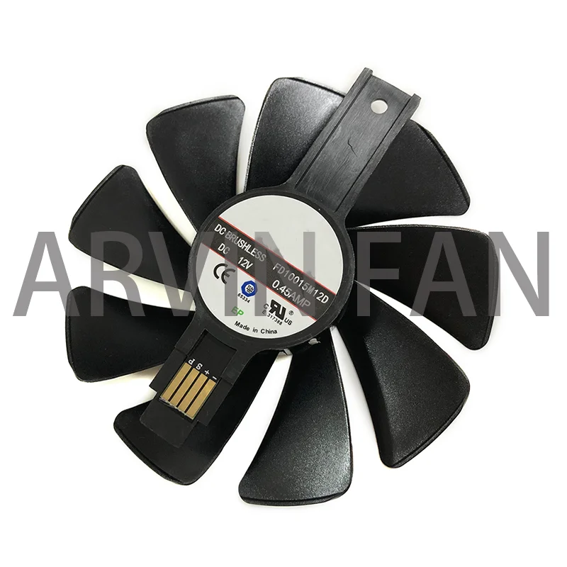 Ventilateur de ponçage pour carte vidéo, pour Sapphire jas580 jas480 jas570 NITRO RX 570/580/480, remplacement CF1015H12D, 95mm, FD10015M12D, 1 pièce