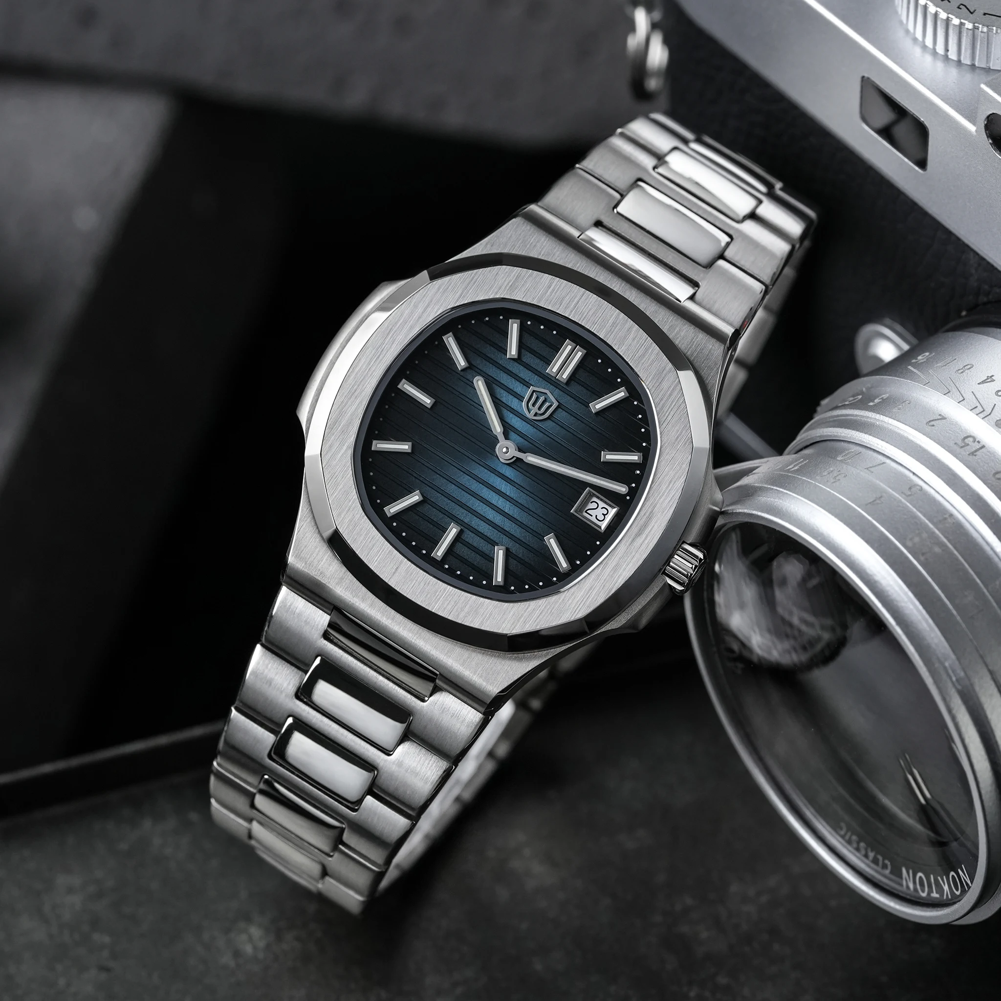 Watchdives WD0013E Men Watch Swiss Ronda 714 Watches AR Coating