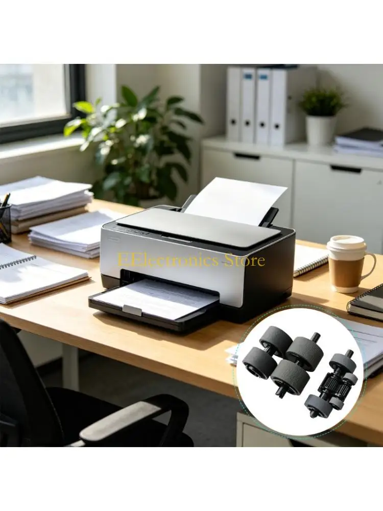 B03C Easy To Replace ABS Pickup Wheel 6FW06 60001 Works With Standard Document Processing Units For Smooth Operation