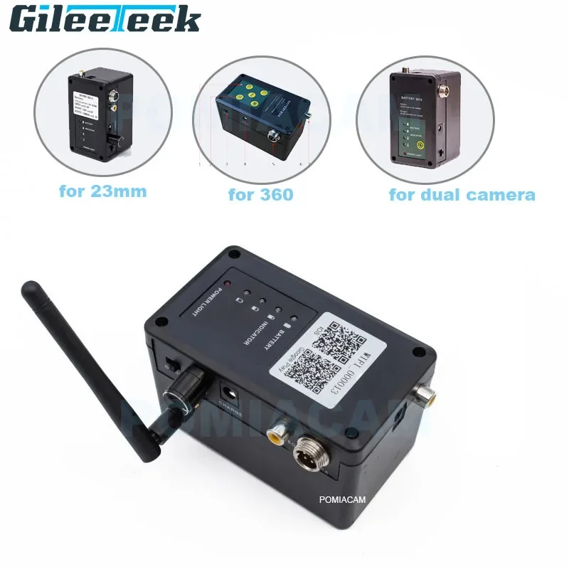 

For Endoscope WP90 WP70 WP9600 WP7600 Battery Power Control Box lithium battery 12V 4500MAh Black Box