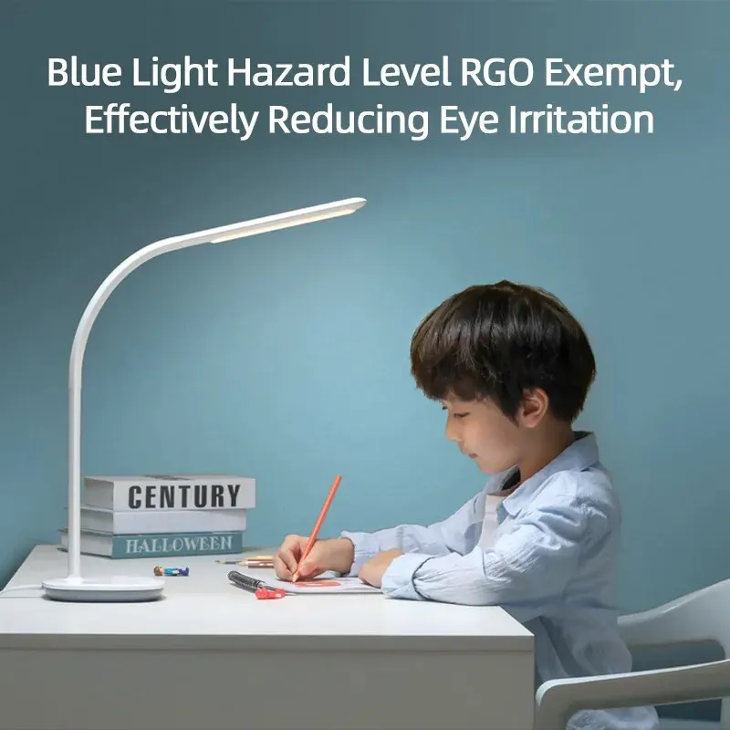 New Xiaomi Mijia Philips Table Lamp 3 LED Smart Reading Light 10 Level Touch Dimming Desk Bedside Student Ambient Light Sensor