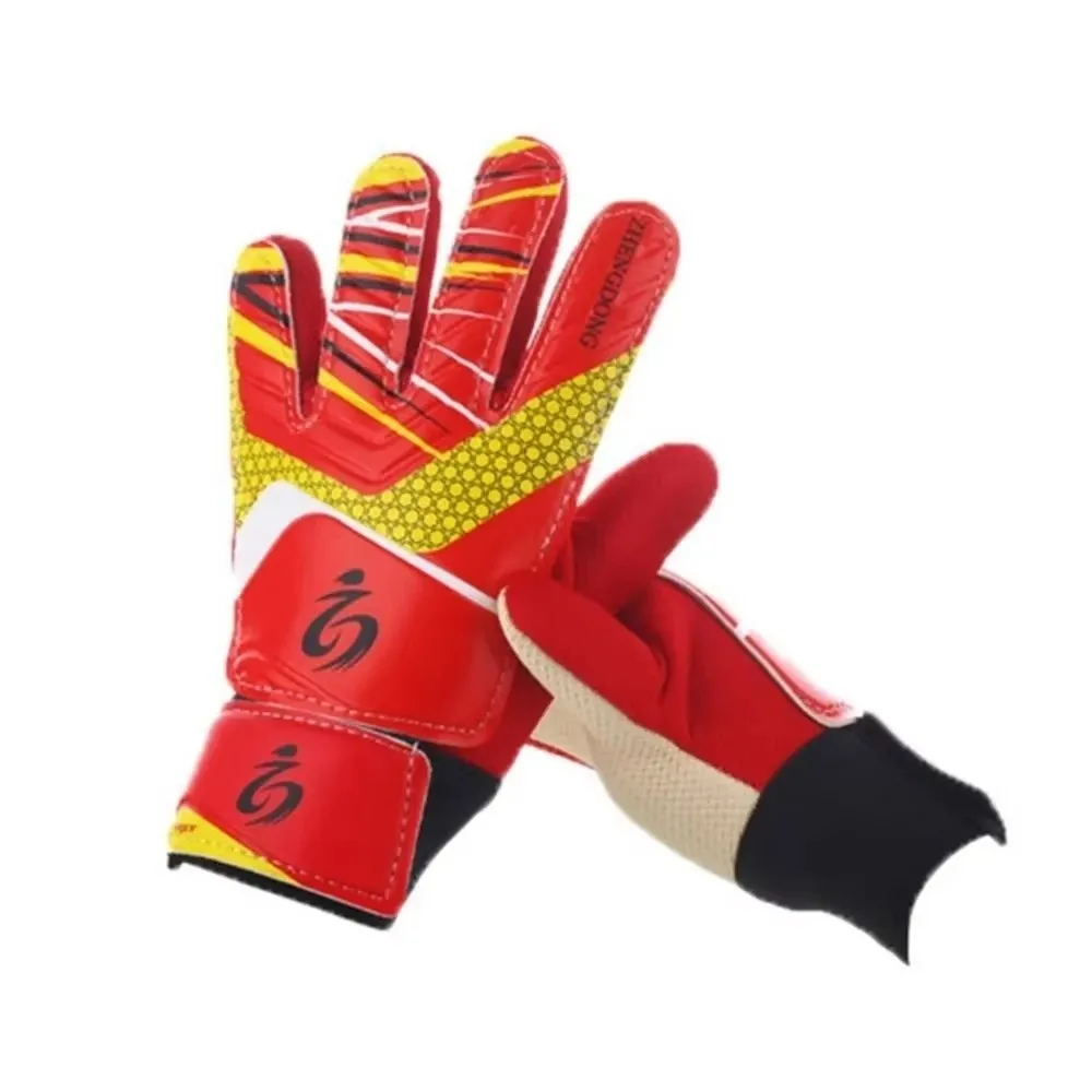 

1Pair Professional Kid's Soccer Goalkeeper Gloves Soccer Goalie Strong Full Finger Gloves Protection Gloves Latex