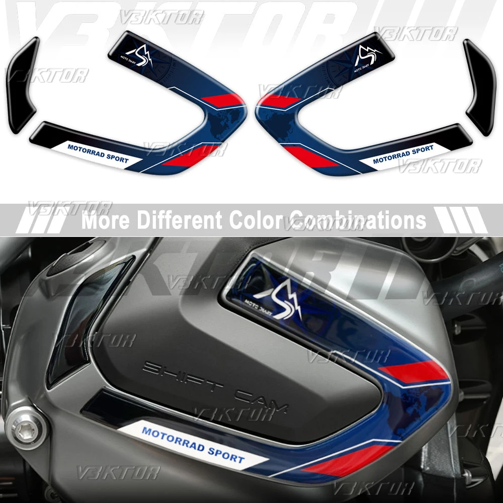 For R1250GS Adv R 1250 GS Adventure Trophy 2019-2026 2025 3D Motorcycle Cylinder Head Cover Stickers Decals