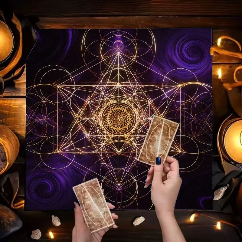 VIKAMA starry sky multi card array celestial spiritual tarot cloth reiki meditation altar cover spiritual altar decor
