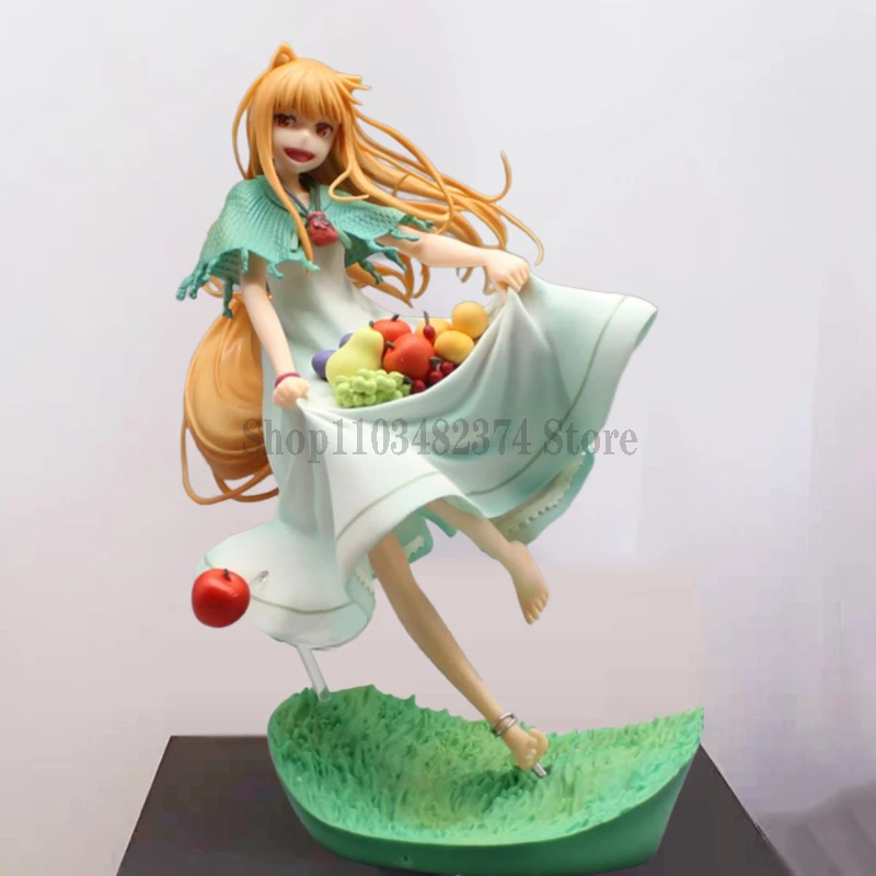 

25cm Anime GSC Wolves and The Scent of Fruit Holo Action Figure Spice and Wolf Holo Figurine Statue PVC Adults Collection Toys