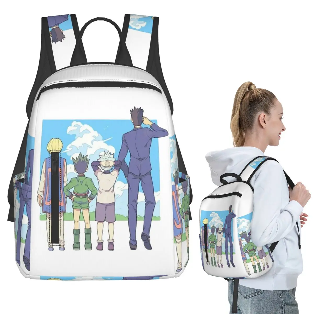 

Born For The Hunt Backpack Student BookBag Kids School Bag Laptop Shoulder Bags Boys Girls