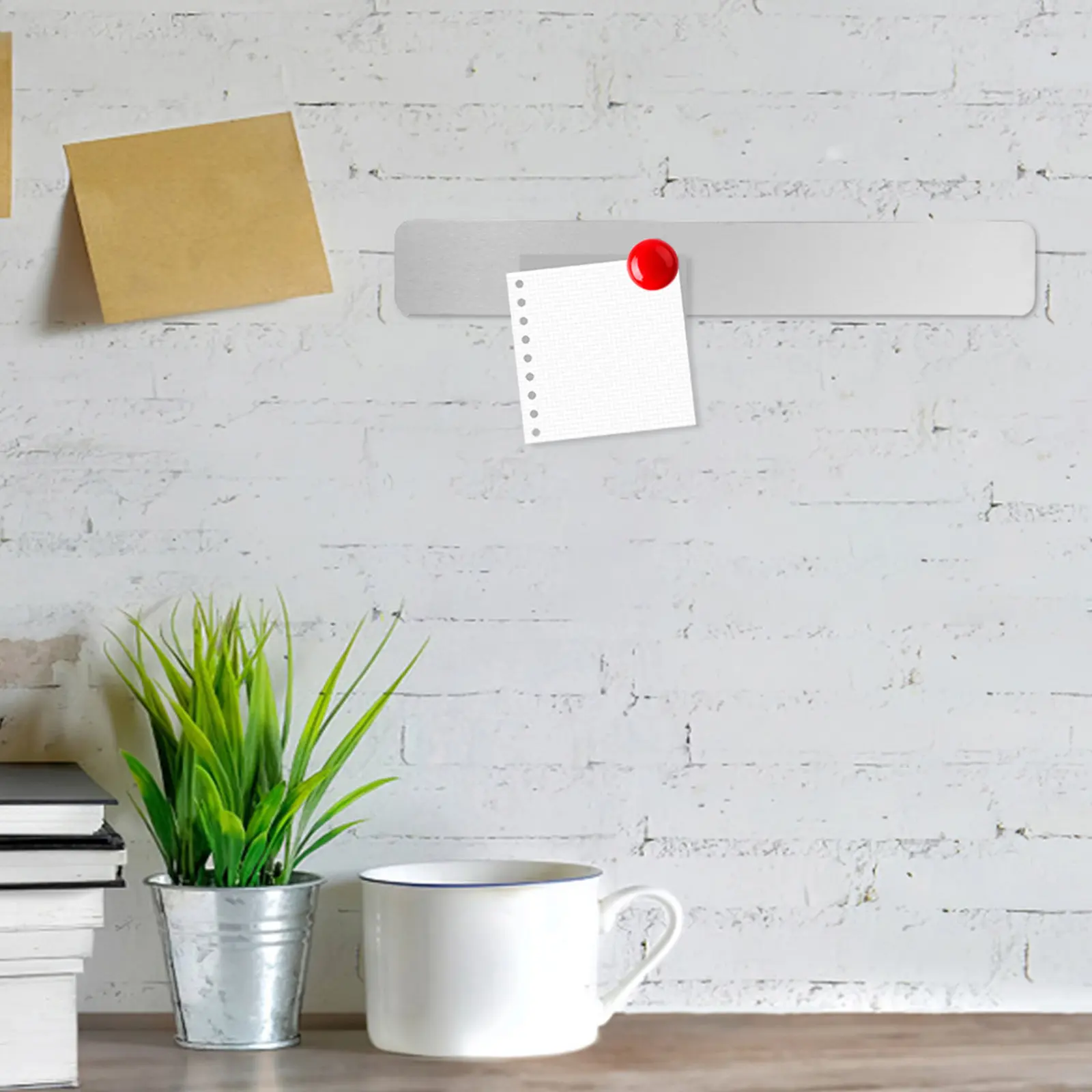 3pcs-photo-wall-memo-board-frameless-metal-iron-strips-adhesive-backing-home-office-kitchen-bulletin-display-organizer