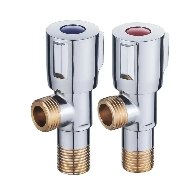 Stainless Steel Triangle Valve  Hot and Cold Water Inlet Valve for Toilet  Water Heater  Kitchen Sink Triangle Valve