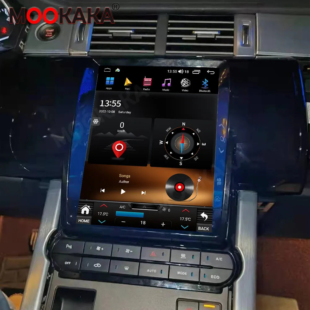9.7 Auto Radio For Land Rover Evoque 2014-2018 Android Car Stereo Multimedia Player GPS Navigation Climate Tape Recoder Headunit