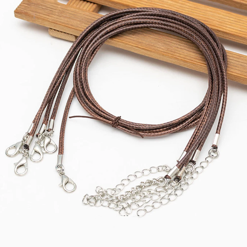 

60pcs Necklace Chains Jewelry Accessories Soft Comfortable Premium Material Durable Lightweight DIY Crafts Bracelets Gifts Wax