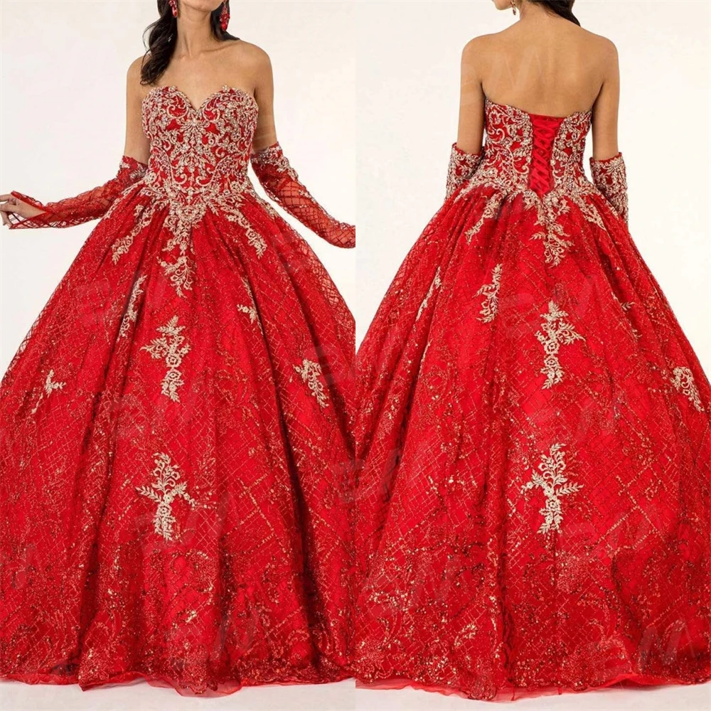 Embroidered Sweetheart Mesh Ballgown Quinceanera Dress 2023 Vestidos De Baile Jewel Sequin Vestidos De 15 Quinceañera