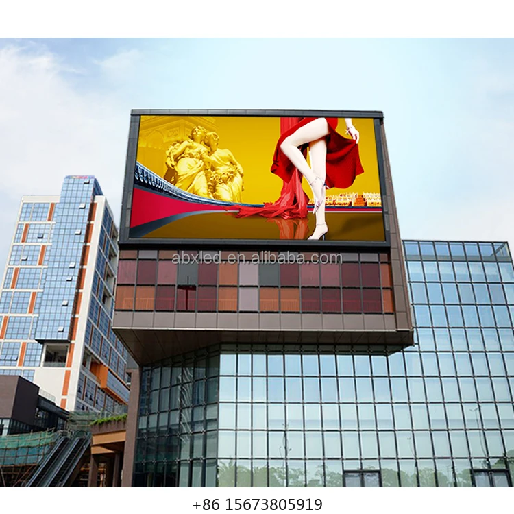 

P6.667 P6 P8 P10 SMD3535 960x960 мм Водонепроницаемый светодиодный экран для наружной рекламы в железном корпусе, для стационарной установки, рекламный LED-билборд