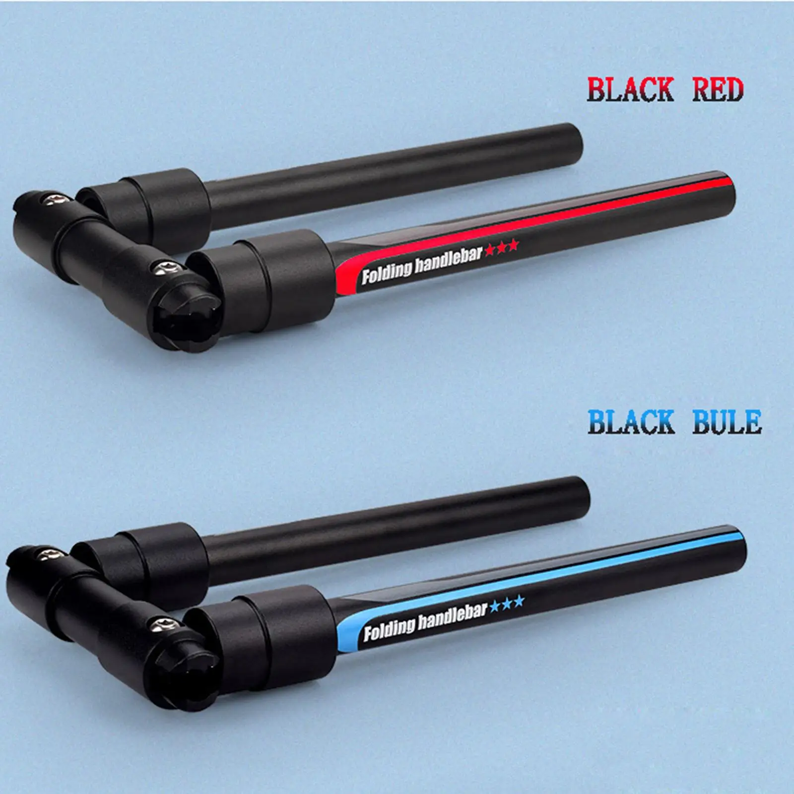 Ultralight Aluminum Alloy Folding Handlebar Flat Bar for Bicycle Road Bike Gravel Bike Accessories