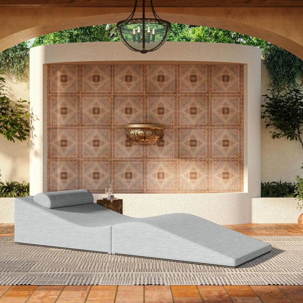 Sun Lounger - Luxurious Waterproof Poolside Lounge & Outdoor Chaise - Sunbrella Granite