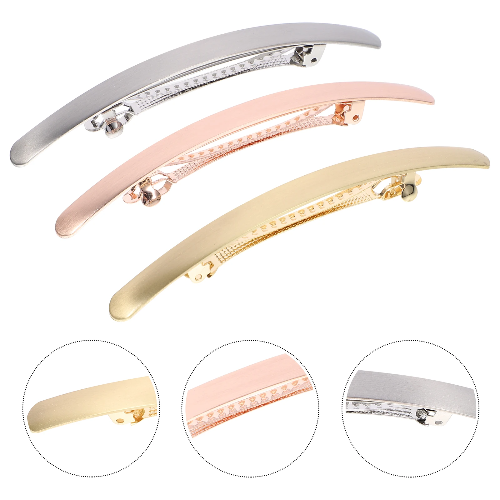 

6Pcs Chic Hairpins Non-Slip Hair Clips Gold Silver Rose Hair Accessories for Women Parties Weddings