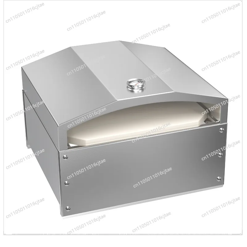 For Wood Pellet Pizza Grill with Built-in Stainless Steel Pizza Plate