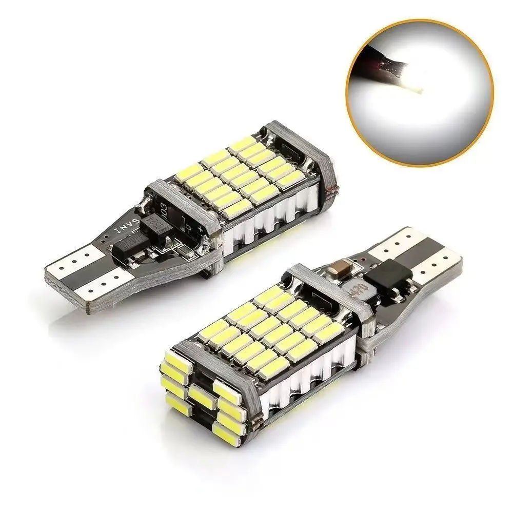 Canbus-T15 LED luzes reversas de backup de carro, lâmpada para Porsche, 918, Cayman, Boxster, 919, 718, GT3, Macan, Cayenne, 911, Panamera, Missão