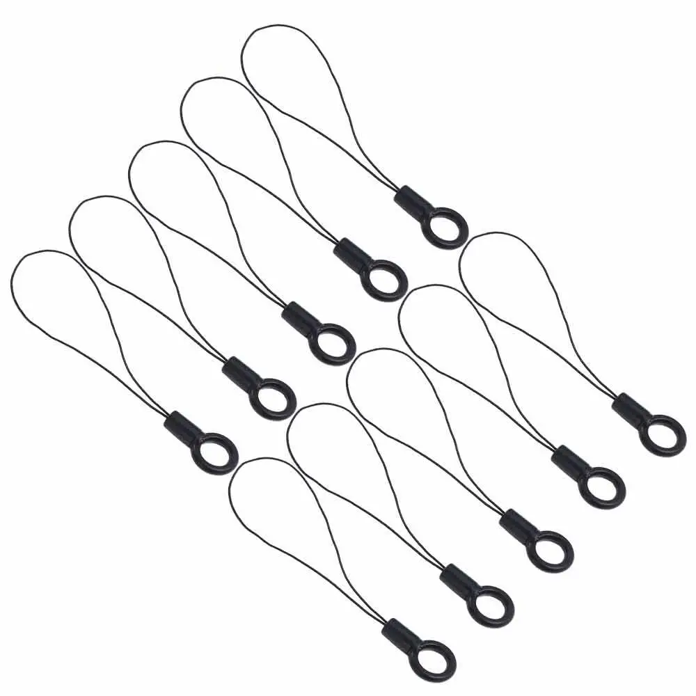 

U Disk Anti Losing Rope Badge Lanyard ID Cards Keyring Phone Black Rope Key Chain Holder Mobile Phone Straps Phone Lanyard