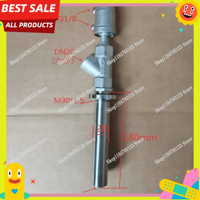 Stainless steel anti-drip extended pneumatic vertical filling head for new product filling machine in 2026, nozzle