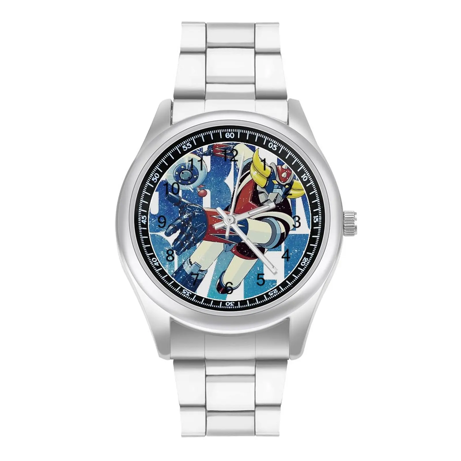 Grendizer UFO Robot Quartz Watch Goldorak Anime Photo Beautiful Wrist Watches Stainless Good Quality Office Teens Wristwatch