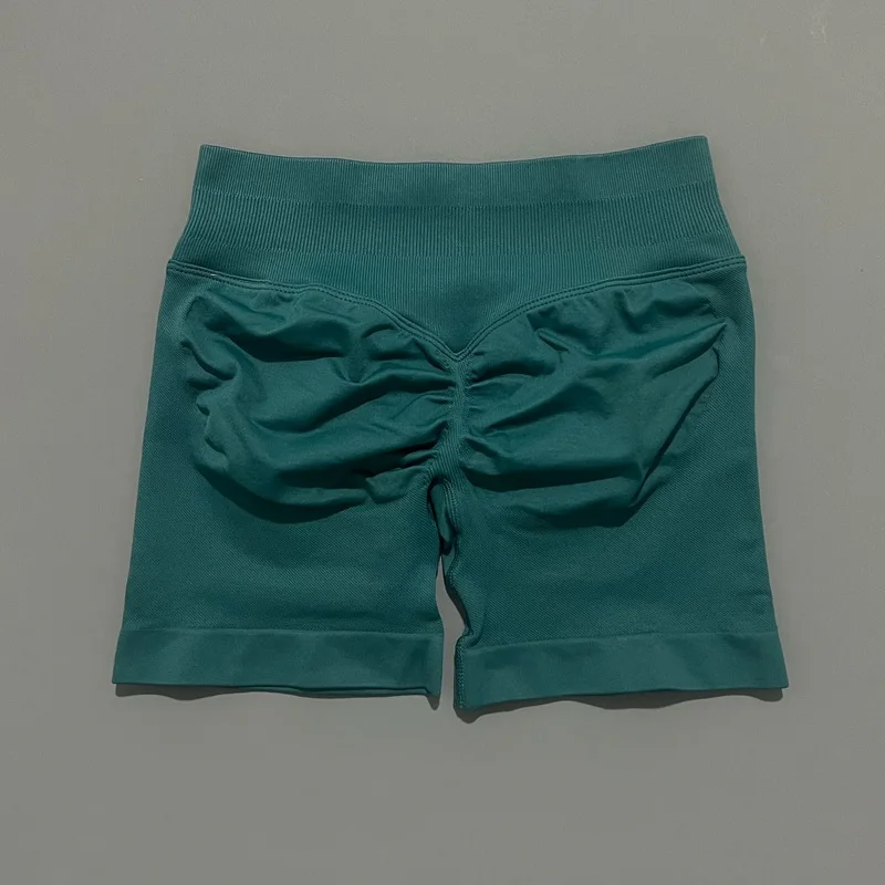 HISTELLO Sportshorts 4.5" Dames Yoga Shorts Naadloze Lage Taille Scrunch Bum Gym Leggings Workout Stretch Fitness Sportshorts - afbeelding 1
