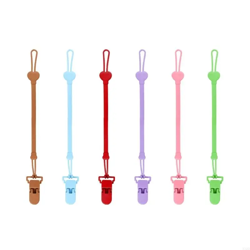 

Anti-drop Chain Silicone Pacifier Clip Hanging Strap Infant Nipple Holder