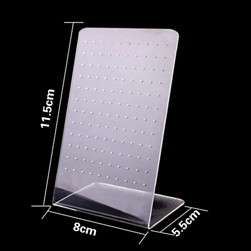 1 Pc Jewelry Earring Display Holder Stand Multi-hole Stud Earrings Storage Rack Jewelry Accessories(Only Rack)