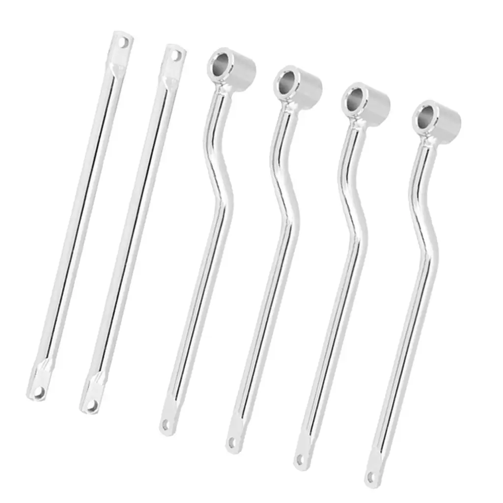 Stainless Steel Motorcycle Side Support Bar Saddlebag Holder Bracket Universal Rack for Bike Luggage Equipment