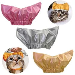 Waterproof Cat Shower Cap Dog Shower Cap Adjustable Cat Bath Hats  Universal Pet Hat Pet Grooming Supplies wholesale dropship