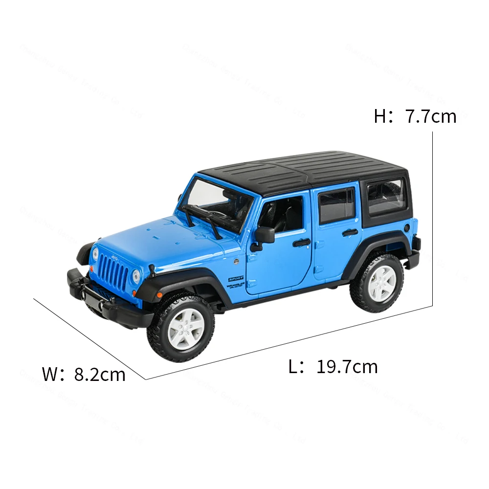 Maisto 1:24 2015 Jeep Wrangler Unlimited Off-road Vehicle Static Simulation Diecast Alloy Model Car