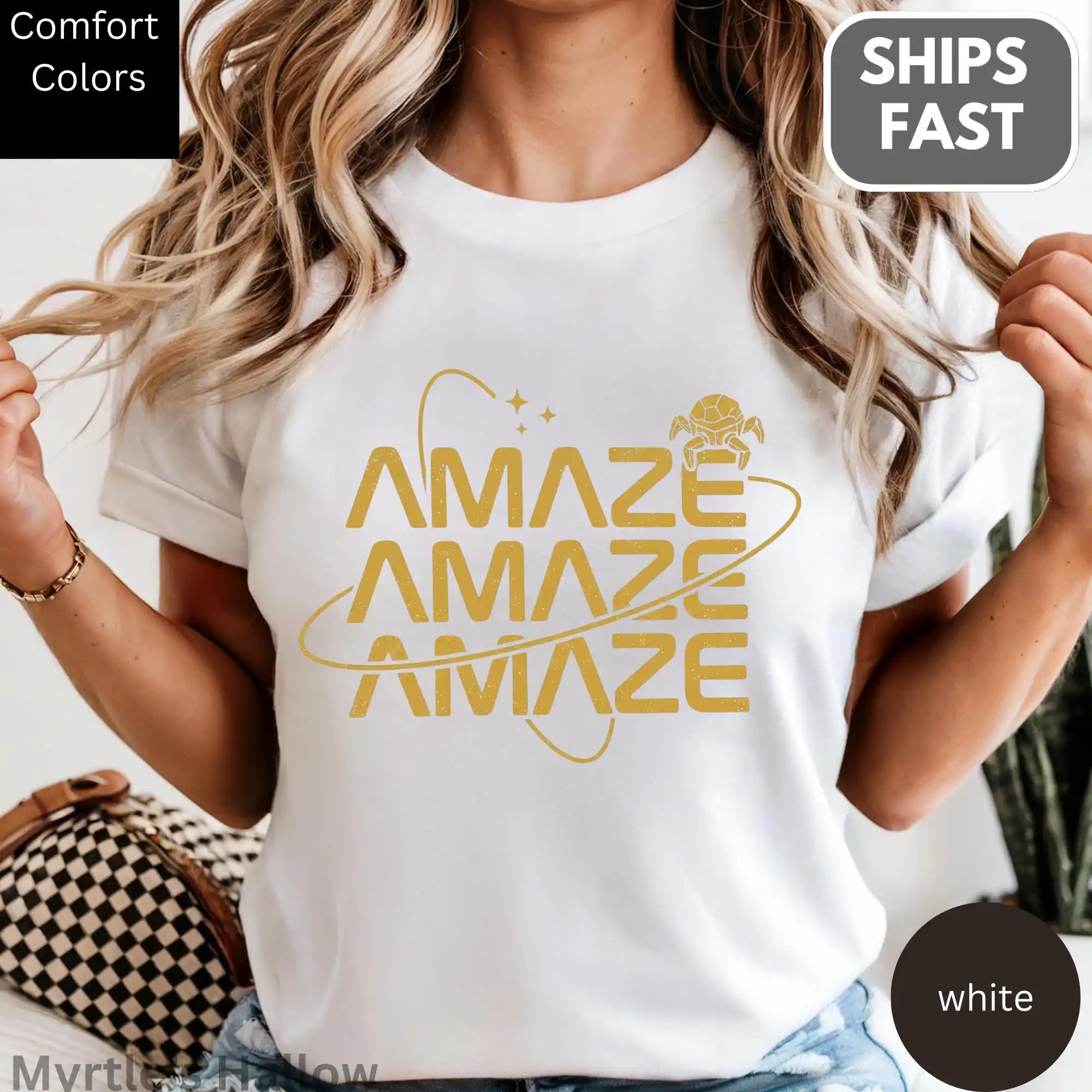 Amaze Amaze Amaze T-Shirt, Project Hail Mary Rocky Shirt Sci Fi Cotton Tee
