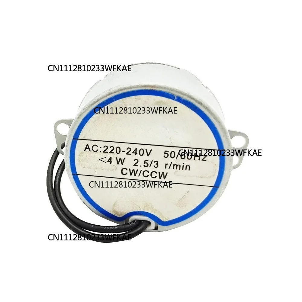 AC Motor AC 220-240V TY-50A Oscillating Synchronous Motor Shake Head, 50 60Hz, Fan Parts Accessories Induction Motor, 4W/CW/CCW.
