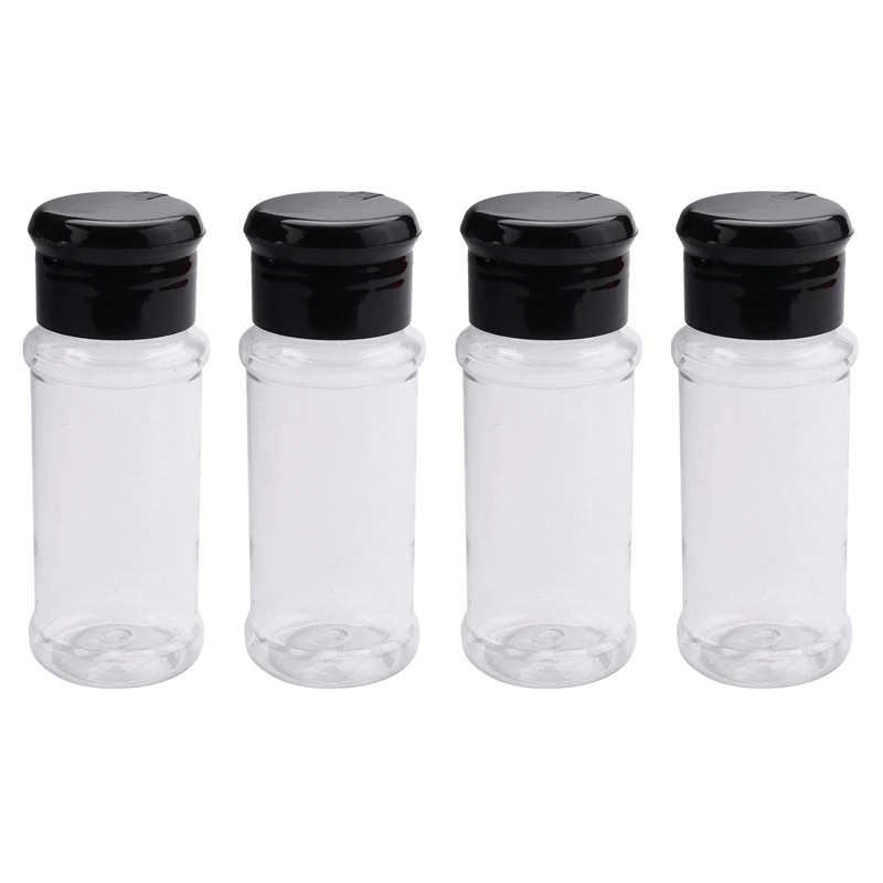 80Pcs 100Ml Spice Sal Pimenta Shakers Jar Tempero Preto Pode Garrafa De Pimenta Churrasco Condimento Gadget Cozinha Ferramenta