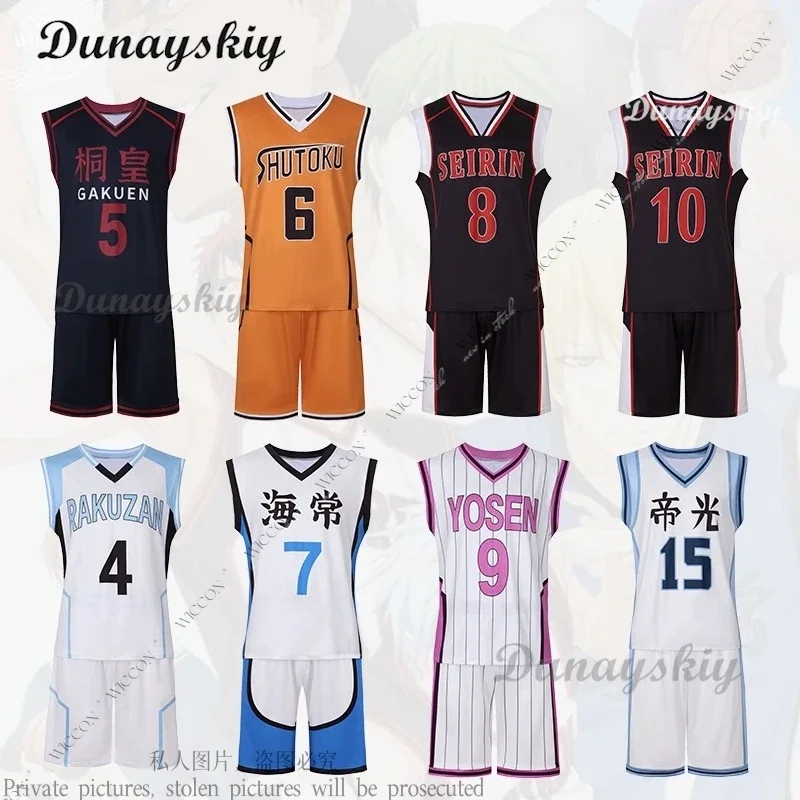 Kuroko Tetsuya seijuurou Akashi Ryouta Kise shintarou midorima Atsushi murasakikara taiga Kagami Daiki aomine ball uniform wig