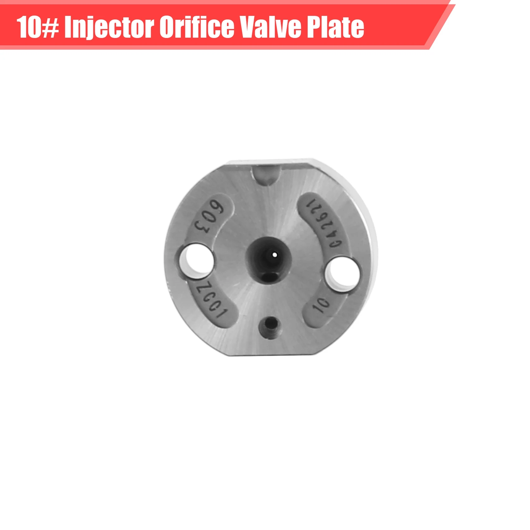 Plaque de soupape de commande d'orifice d'injecteur diesel, 10 pour injecteur, nouveau