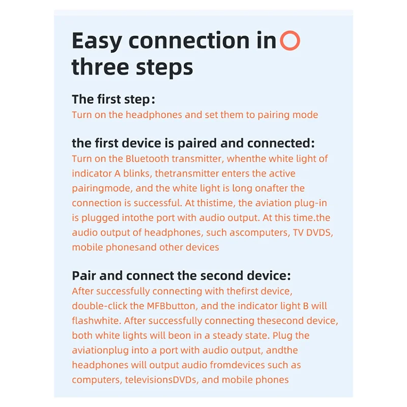 ABMF-New قاذفة بلوتوث اثنين في واحد 5.3 سماعة رأس غير مدمرة قابس الطائرات محول تحويل الصوت 3.5 ملم AUX