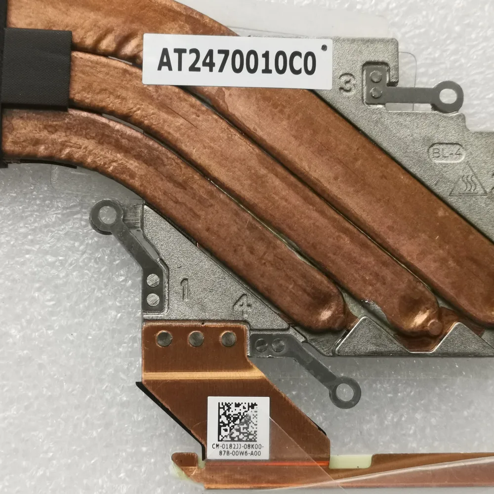 TT جديد الأصلي لديل XPS 9575 M5530 2 في 1 المبرد المبرد أنبوب النحاس CN-0182JJ 0182JJ 182JJ شحن سريع