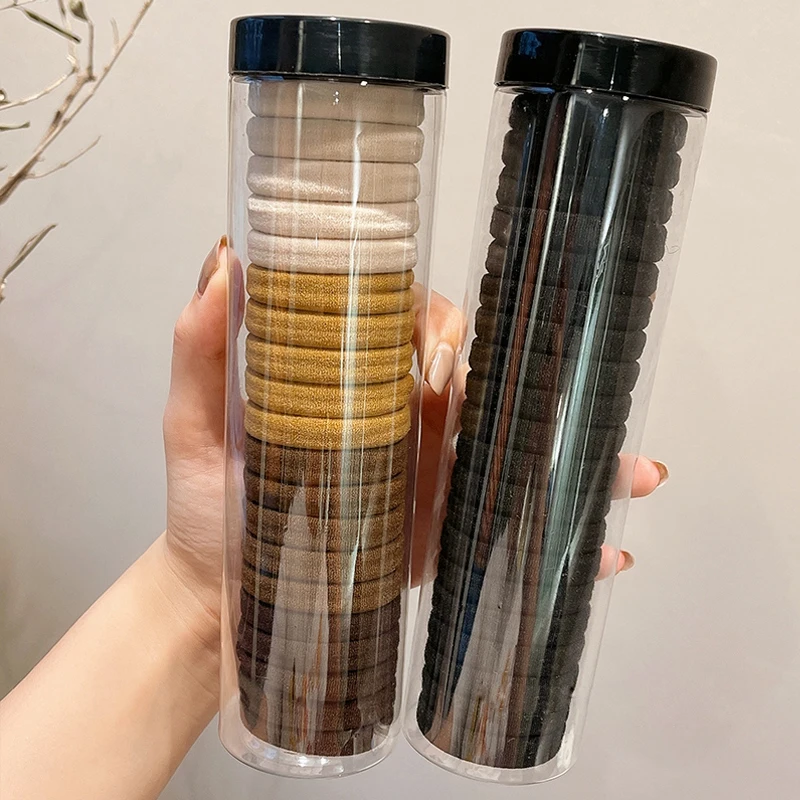 20 шт., эластичные резинки для волос, 4 см