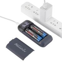 Alonefire PD2 USB Charger 18650/21700 Li-ion Battery 5V 2A USB Power Bank flashlight Torch Headlamp Handheld fan Battery Charger