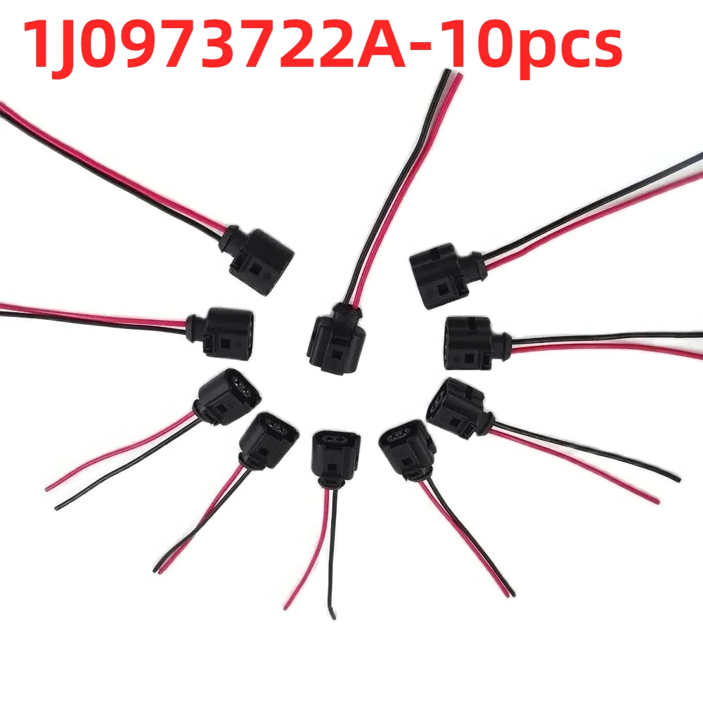 

SYX Qty 10 Rear Caliper Brake Motor Plug Connector Fits For Audi Q3 Q5 A4 A6 A5 VW Passat B6 B7 Tiguan 1J0973722A 1J0 973 722 A