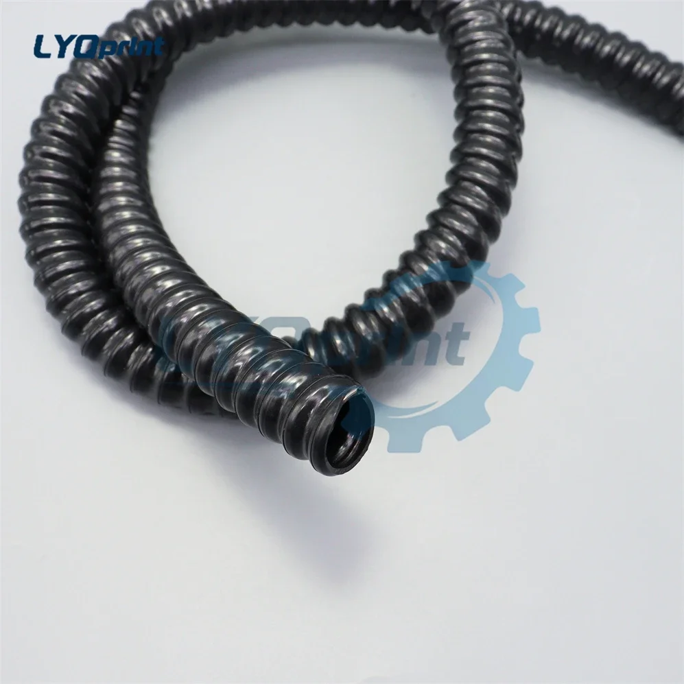 Accurate 00.471.0179 Black PU Steel Wire Air Duct High Temperature Resistant Thickened Inner Diameter 20mm For The Roland Heidel