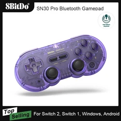 8BitDo SN30 Pro Game Controller for Nintendo Switch 2 Wireless Bluetooth Gamepad for Android MacOS Steam Windows PC Joystick