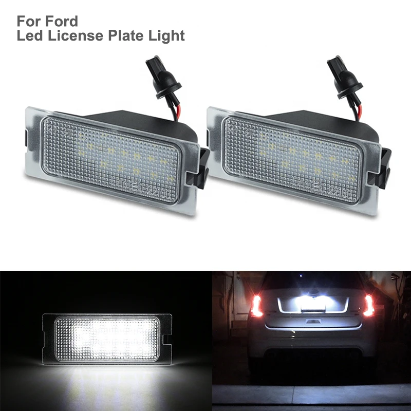 

2Pcs For Ford Edge Escape Mariner Car Rear License Plate Light LED Lamp OEM NEW 7T4Z-13550-A